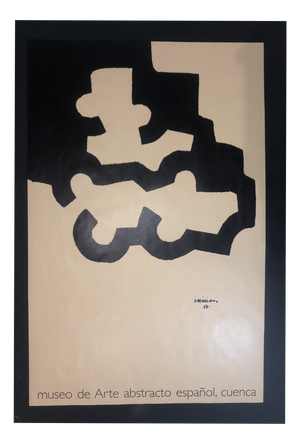 Eduardo Chillida, Untitled n.d., 1982, Offset Lithograph on Kraft Paper