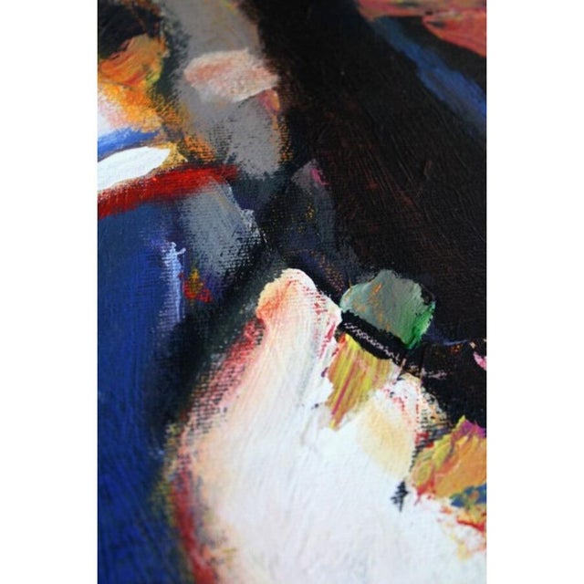 Ali Shamsi, Flower, 2008, Oil on Canvas For Sale - Image 4 of 9