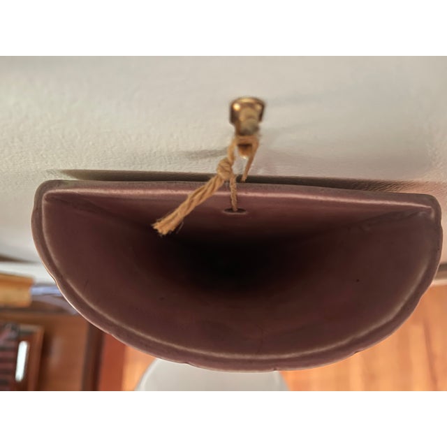 Rookwood Pottery Art Nouveau Rookwood Pottery Rosy Pink Wall Pocket - 1926 - Mint Condition - Extremely Rare For Sale - Image 4 of 4