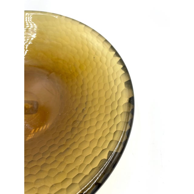Battuti Series Bowl with Acid Signature by Carlo Scarpa for Venini, 1930s For Sale - Image 3 of 6