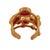 2020s Cleopatra Ruby & Gold Adjustable Statement Ring For Sale - Image 5 of 8