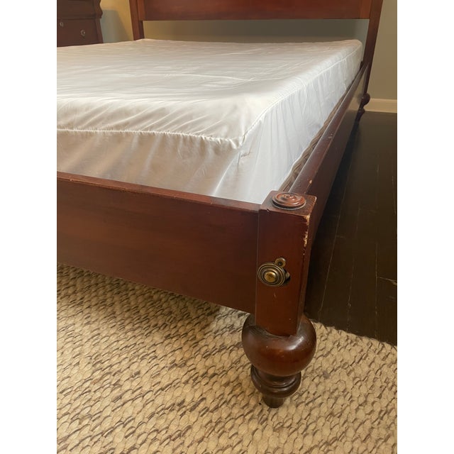 The British Classics Sleigh Bed by Ethan Allen is a stylish and elegant choice for adult's bedroom. This Queen-sized bed...