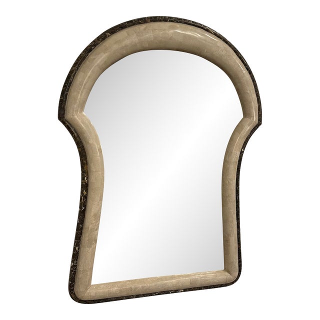 Postmodern Tessellated Marble Wall Mirror by Diamond Mission Philippines For Sale