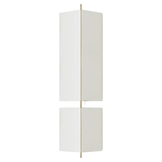 Contemporary 3T09 Bronze Structure and Ivory Fabric Wall Lamp by Neri & Hu for Cassina For Sale - Image 3 of 10