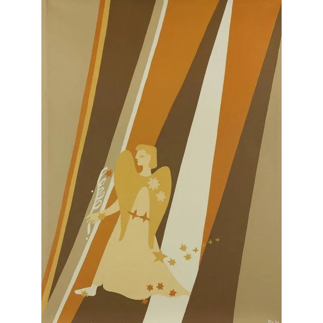 Genny Puccini, Virgin, 1973, Acrylic on Canvas For Sale - Image 4 of 4