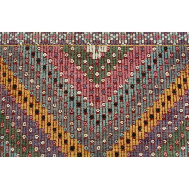 Vintage Turkish Kilim Rug - 74" X 117" For Sale - Image 9 of 13
