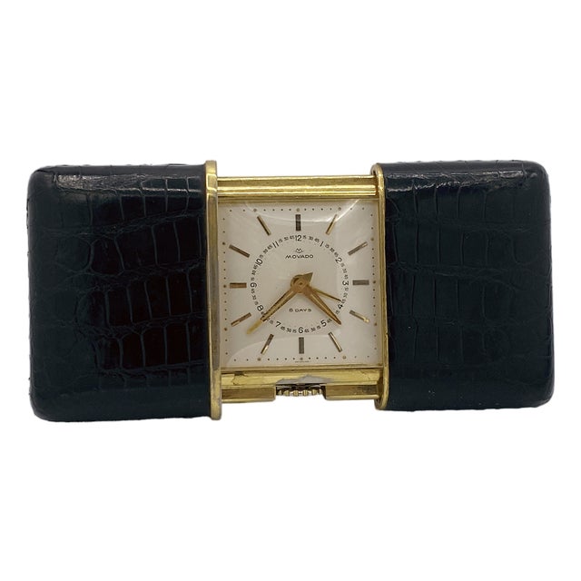 Large 895 Ermeto Pullman 8-Day Travel Watch from Movado, 1940s For Sale