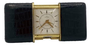 Large 895 Ermeto Pullman 8-Day Travel Watch from Movado, 1940s