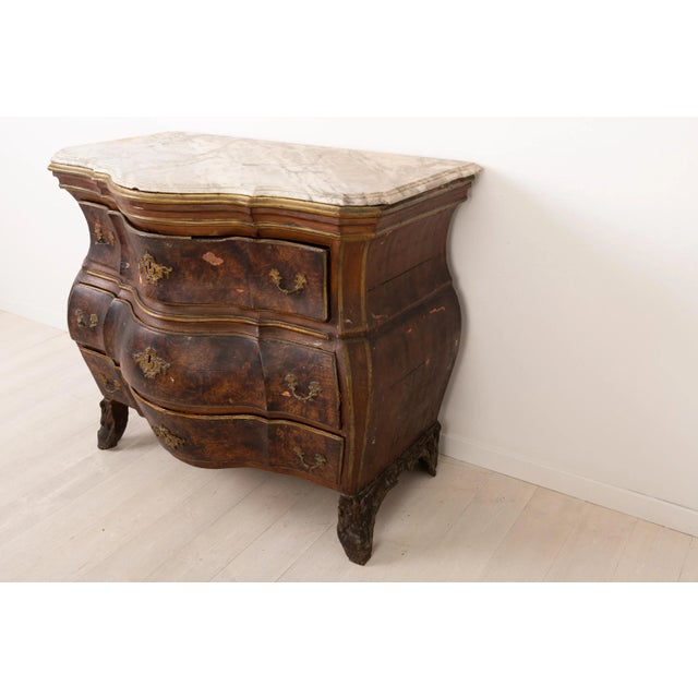 18th Century Swedish Rococo Chest of Drawers For Sale - Image 12 of 14