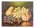 1911 Still Life With Grapes Pear & Peach Painting For Sale