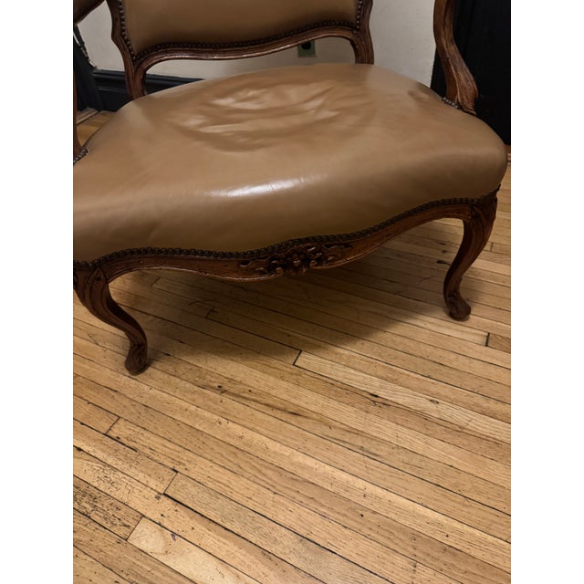 Mid 18th Century French Open Armchair For Sale - Image 11 of 13