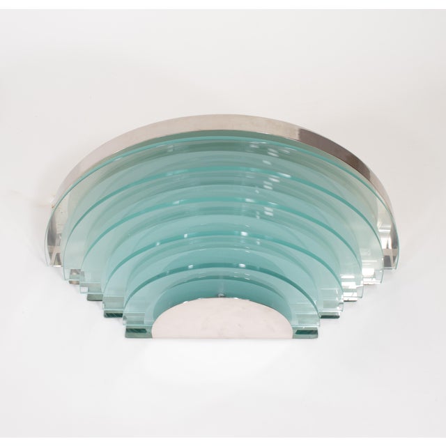 Pair of Large Mid-Century Art Deco-Style Wall Sconces, Reminiscent of Jean Perzel (French, 1880–1993) For Sale - Image 11 of 18