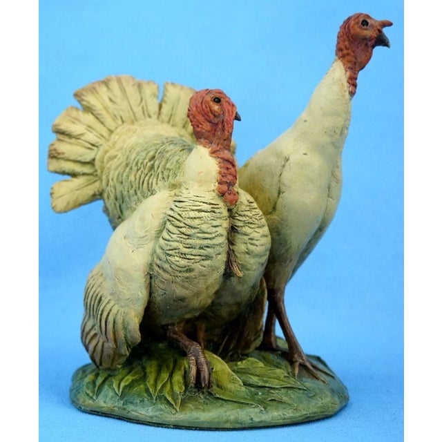 20th Century Stoneware Turkeys Figurine by Guido Cacciapuoti, Italy For Sale - Image 9 of 18