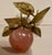 Asian Rose Quartz Carved Plum Fruit Hard Stone Leaves For Sale - Image 9 of 10