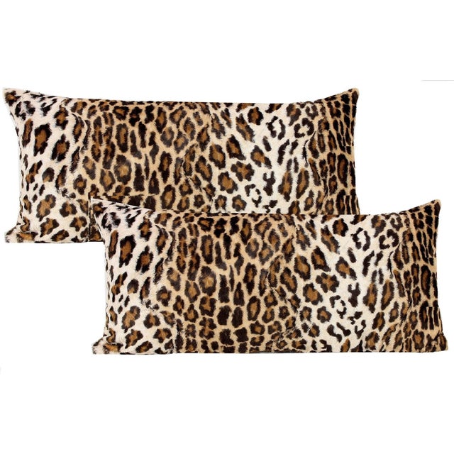 Ralph Lauren Ralph Lauren Leopard Print Velvet Cheetah Spot Pillow For Sale - Image 4 of 12