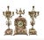 19th Century Parisian Mantel Set - 3 Pieces For Sale - Image 10 of 11