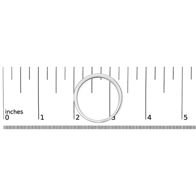 Metal IGI Certified 1/2 Cttw Round Brilliant Cut Diamond 18K White Gold Channel Set Eternity Style Wedding Band Ring (H-I Color, I1-I2 Clarity) - Size 9 For Sale - Image 7 of 7