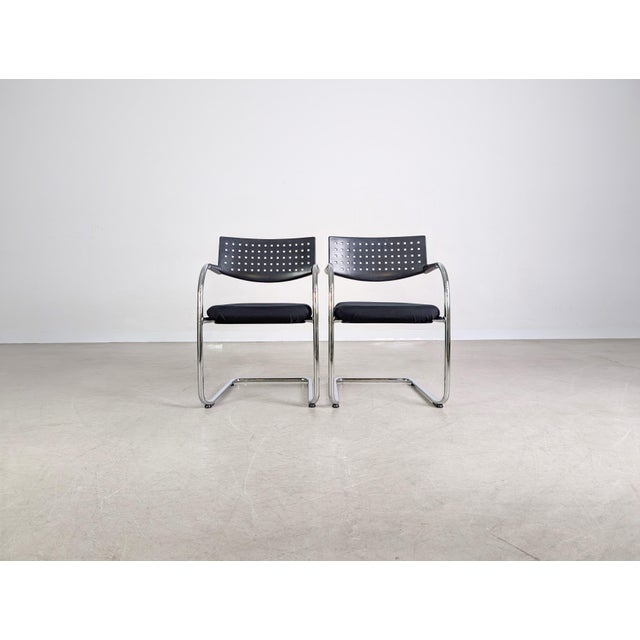 Mid-Century Modern Visavis Cantilever Chairs from Vitra, Set of 2 For Sale - Image 3 of 10