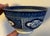 Japanese Antique 18th Century Edo Period Japanese Blue & White Porcelain Small Footed Bowl For Sale - Image 3 of 16