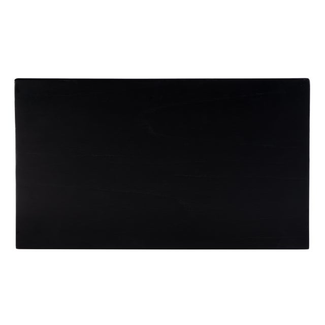 Wood Halmstad 24 in. W Wood Panel 2 Drawer Nightstand with Soft-Closing Drawers, Black For Sale - Image 7 of 8
