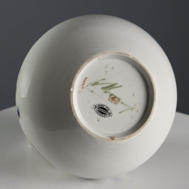 White Vase by W. Moorcroft for Macintyre Manufacture For Sale - Image 9 of 11