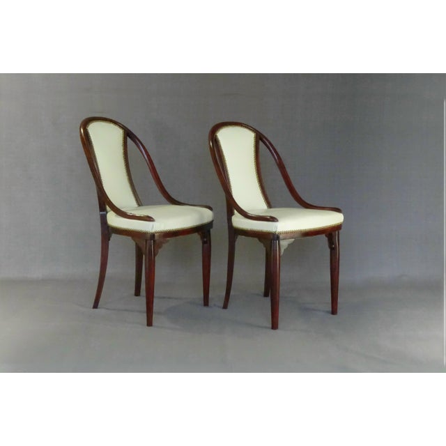 Ivory Chairs by Otto Prutscher for Thonet, 1930, Set of 2 For Sale - Image 8 of 15