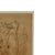 1970s Vintage Abstract Portrait Drawing on Toned Paper by Jerry Owens, Modernist Figurative Artwork.. For Sale - Image 5 of 10