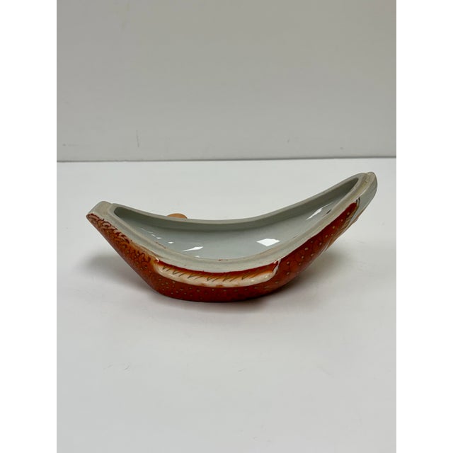 Vintage Chinese Hand Painted Carp/Koi Fish Box With Lid For Sale - Image 10 of 11