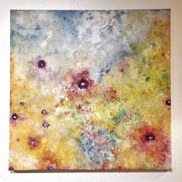 Floral Abstract Painting by Brian Messina (2017) For Sale - Image 4 of 10