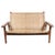 Michael Van Beuren Bauhaus Teak and Raffia Loveseat, Circa 1940 For Sale - Image 13 of 13