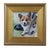 2020s Corgi Dog Puppy Portrait Painting Including the Antiqued Gold Wood Frame For Sale - Image 5 of 5