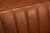 Brown Art Deco Style Brown Leather Sofa For Sale - Image 8 of 18