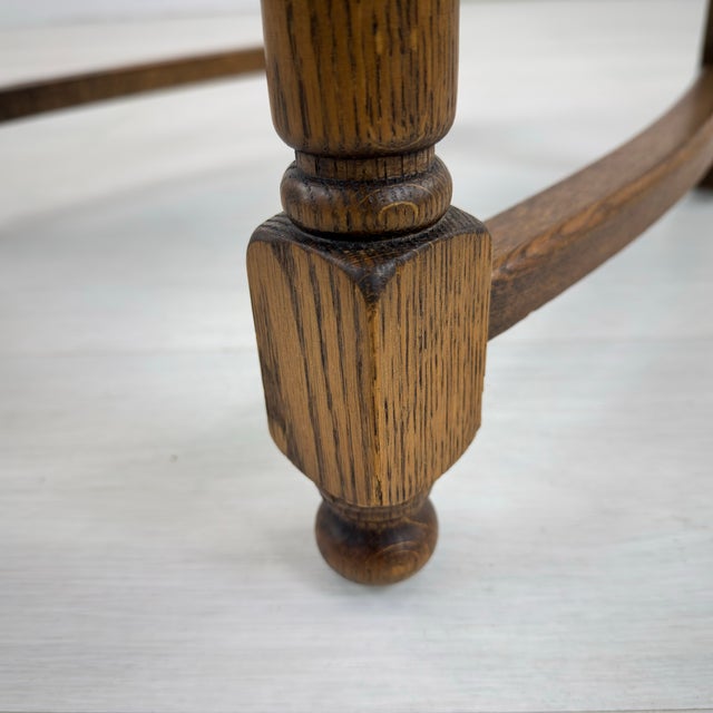 High Back Leather Dining Chairs – Set of 6 For Sale - Image 12 of 12