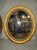 Traditional Pair of French Louis Philippe Giltwood Oval Mirrors For Sale - Image 3 of 6