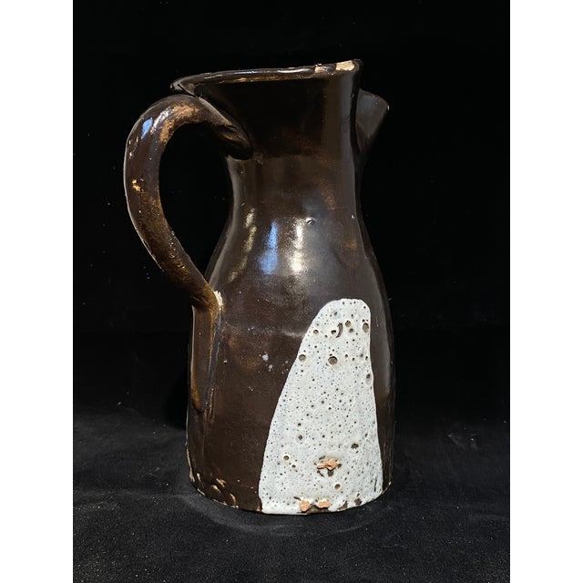 Toledo Glazed Ceramic Pitcher by R. Arzobispo, 1960s, in Very Good conditions. Designed 1960 to 1969