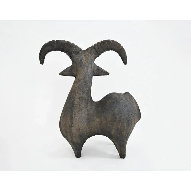 Ceramic Goat by Dominique Pouchain, 1990s For Sale - Image 3 of 7