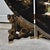 Black 4 Panel Room Divider Vintage Chinese Coromandel Round Screen Black Lacquer For Sale - Image 8 of 16