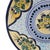 Hand-Painted Floral Mexican Talavera-Style Plate in Yellow & Blue, 11.25" For Sale - Image 13 of 16