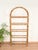 Metal Large Italian Arch Shelf in Rattan and Brass, 1970s For Sale - Image 7 of 17