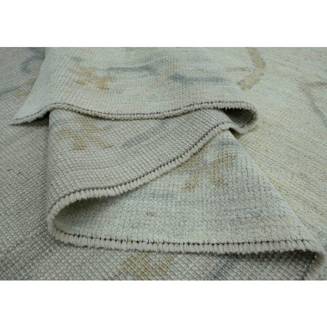 Textile Turkish Oushak Rug 10'5" x 14'4" #18691 For Sale - Image 7 of 8