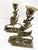 Metal Early 19th Century Neo Classical Brass Chimera Candle Sticks For Sale - Image 7 of 12