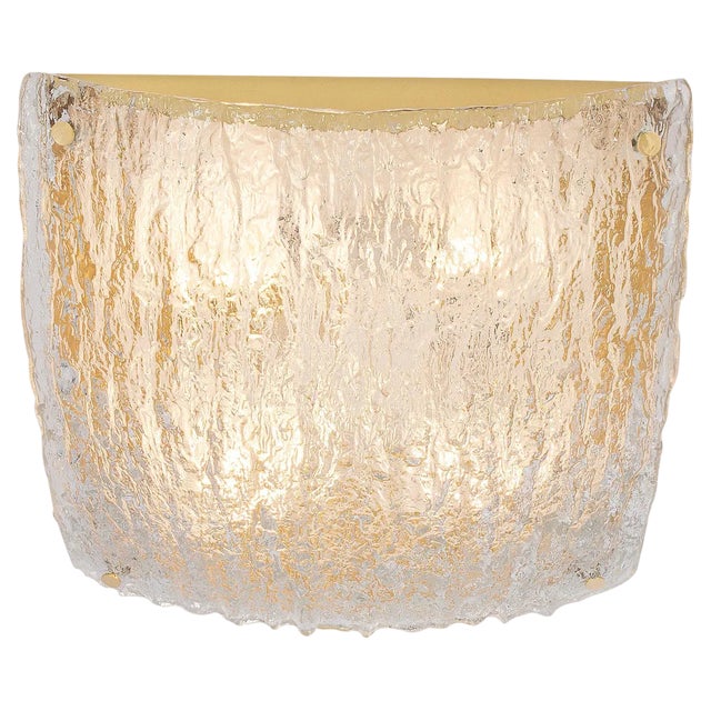 Murano Glass Flush Mount from Kaiser, 1970s For Sale