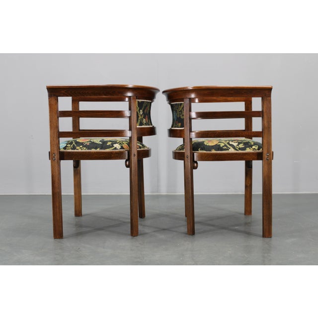 Wood Armchairs from Thonet, Czechoslovakia, 1930, Set of 2 For Sale - Image 7 of 18