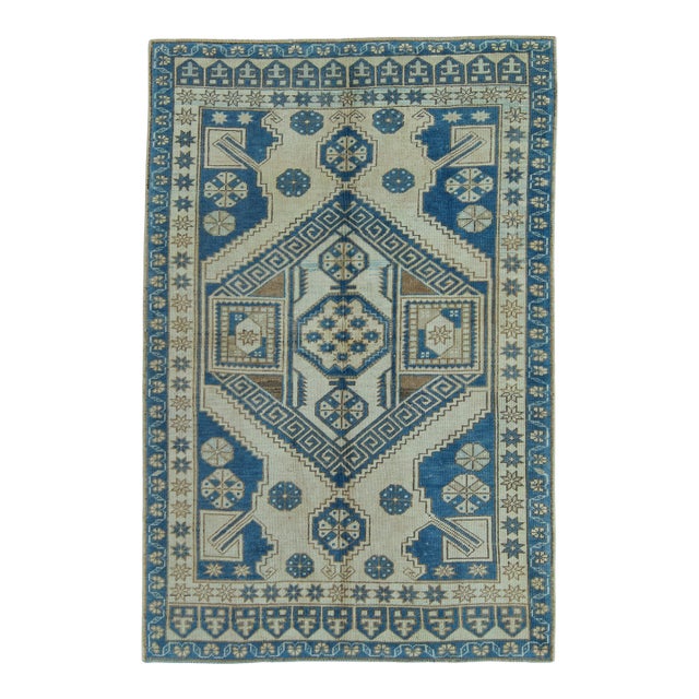 Turkish Vintage Rug 4'7" x 6'11" #20794 For Sale