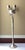 Religious Vintage Church Altar Holy Water Font & Candelabra, 33 3/4”t., Silver Plate, 11 Lb For Sale - Image 3 of 12