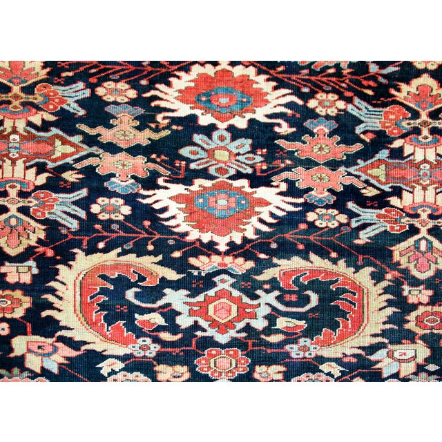 Early 20th Century Persian Heriz Rug For Sale - Image 14 of 14