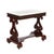 Antique Quervelle School Classical Flame Mahogany Marble Top Trestle Table C1840 For Sale - Image 9 of 18