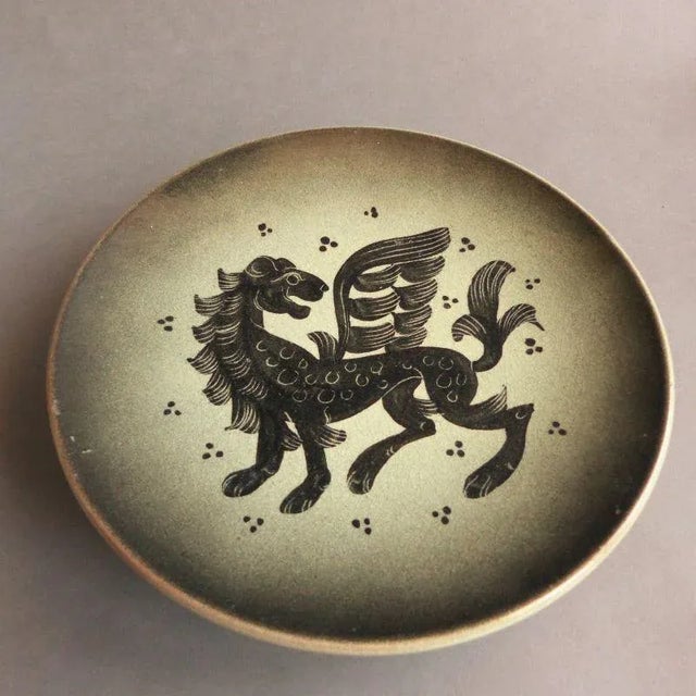 1940s Ceramic bowl by Heinkel for Karlsruher Majolika, 1940s For Sale - Image 5 of 5