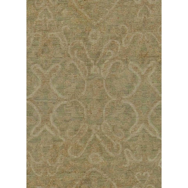 Contemporary Tabriz design light brown and beige handmade wool rug by Doris Leslie Blau. Size: 5'1" × 7'2" (154 × 218 cm)....