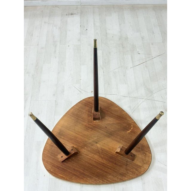 Metal Mid-Century Kidney-Shaped Coffee or Side Table For Sale - Image 7 of 8